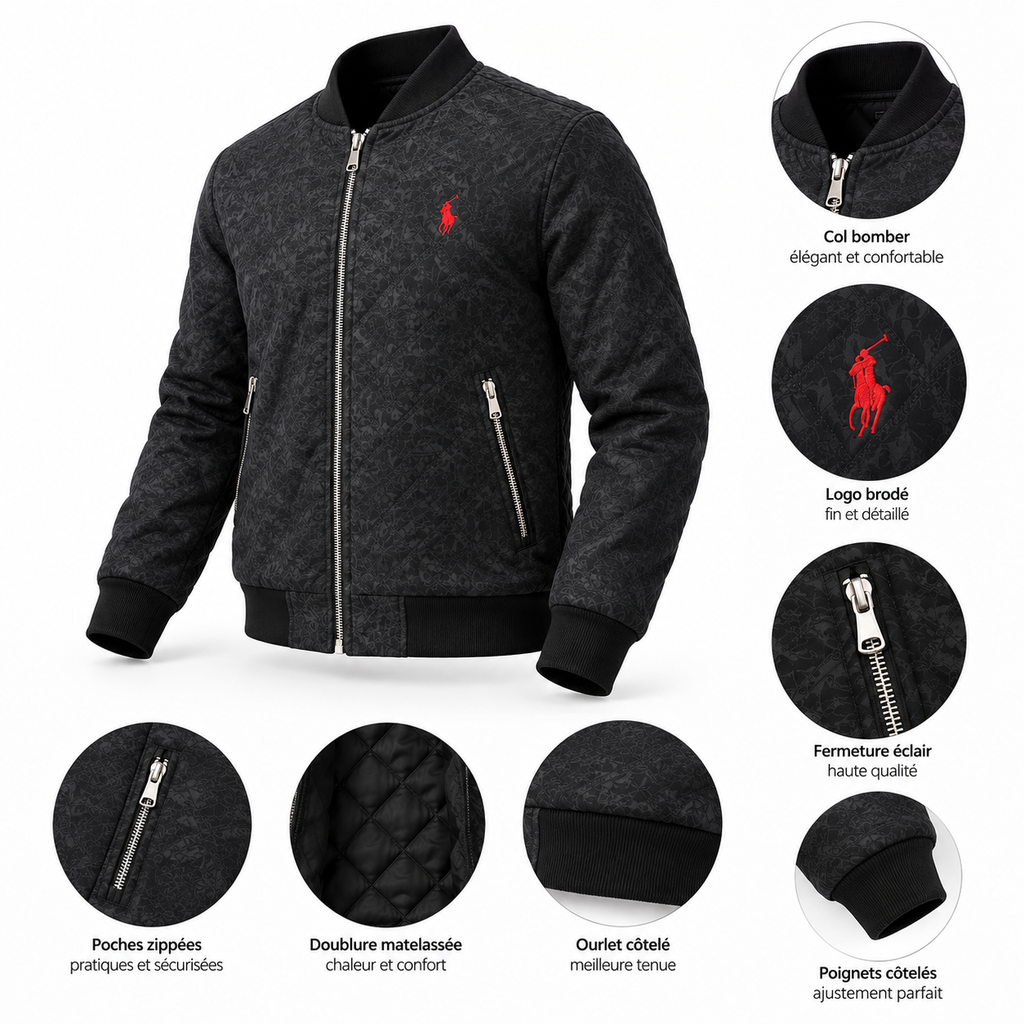 veste bomber matelassé